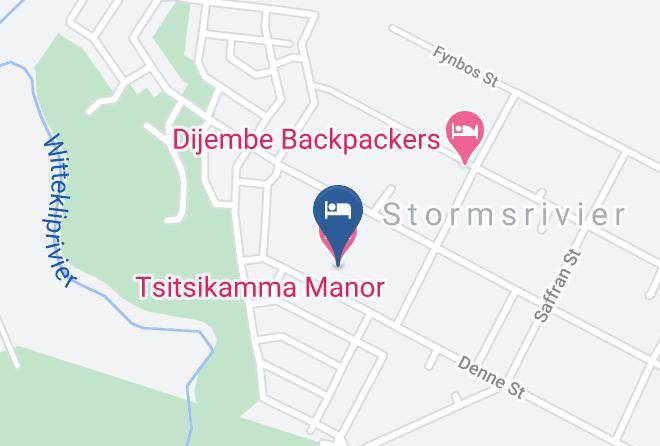 Cacadu - Tsitsikamma Manor Maps
