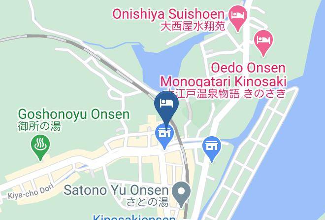 Toyooka City - Tsubakino Ryokan Maps