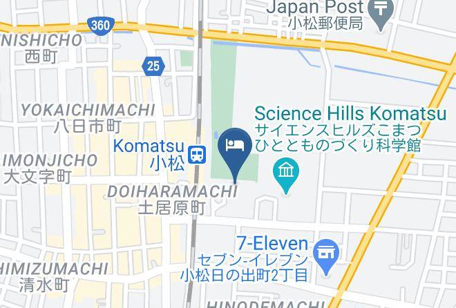 Komatsu City - Tsujinoya Hananosho Maps