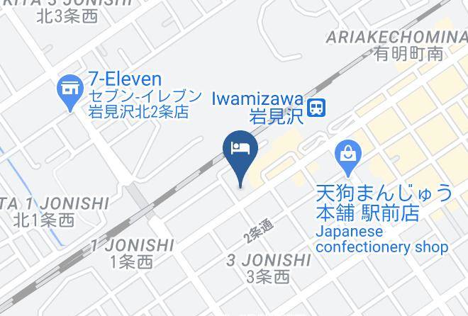 Iwamizawa City - Tsukikata Onsen Hotel Maps