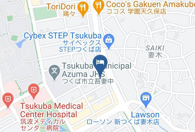 Tsukuba Kenshu Center Map