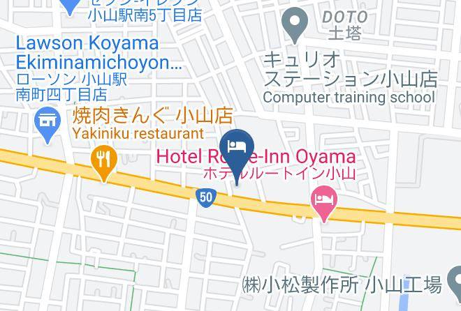 Oyama City - Tsukuba Kenshu Center Maps