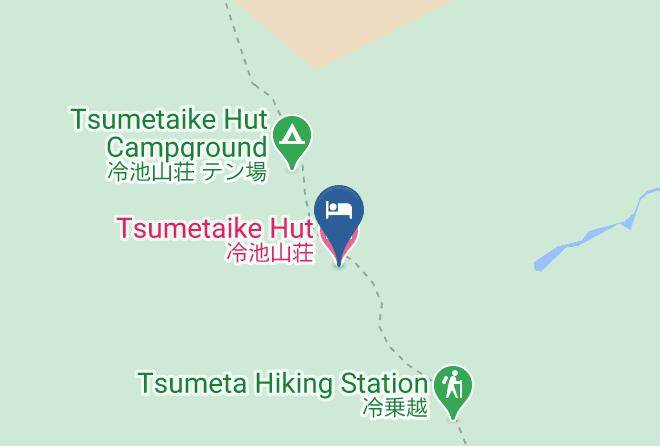 Tateyama Townnakaniikawa District - Tsumetaike Hut Maps