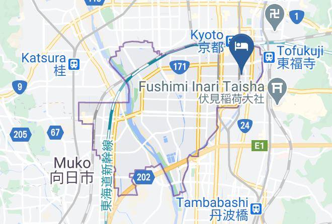 Kyoto City Minami Ward - Tsumugi Kujoaketacho Maps