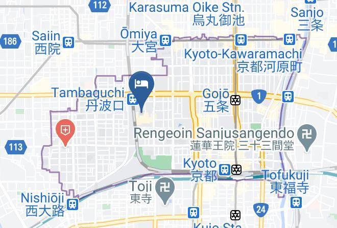 Kyoto City Shimogyo Ward - Tsumugi Shimabaraomon Maps