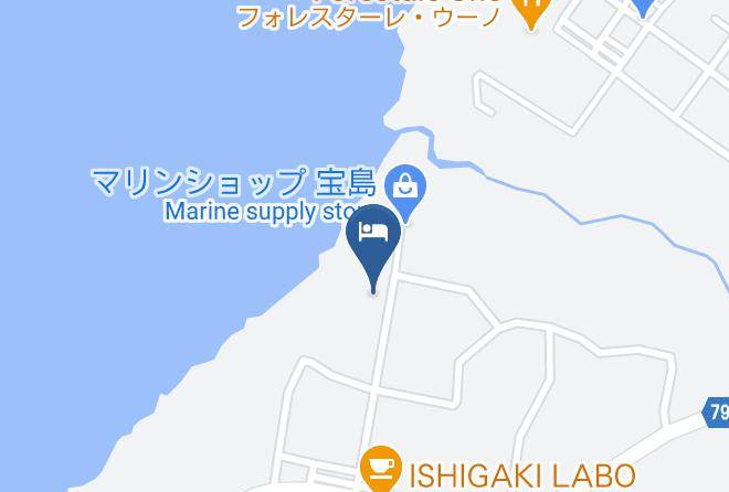 Ishigaki City - Tsundara Beach Resort Maps