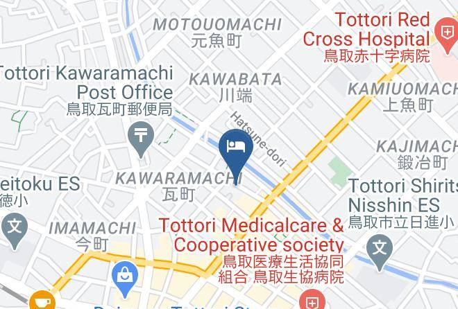 Tottori City - Tsuneten Inn Maps