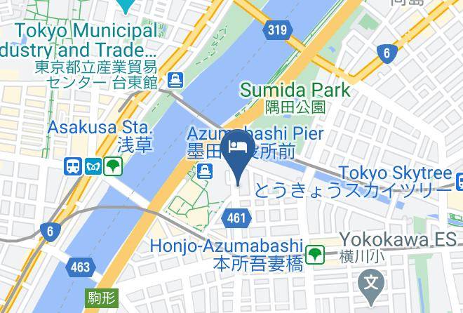 Sumida Ward - Tsuruya Ryokan Maps