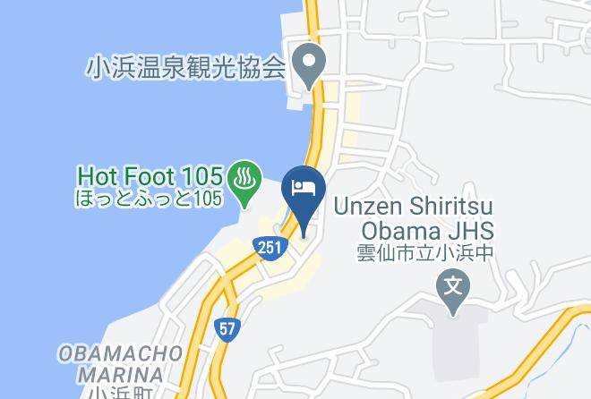 Unzen City - Tsutaya Ryokan Maps