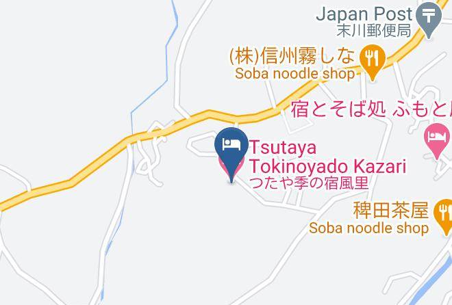Kiso Townkiso District - Tsutaya Tokinoyado Kazari Maps