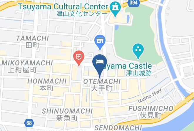 Tsuyama City - Tsuyama Central Hotel Annex Maps