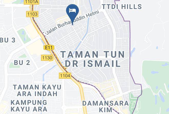 Kuala Lumpur - Ttdi Homestay Maps