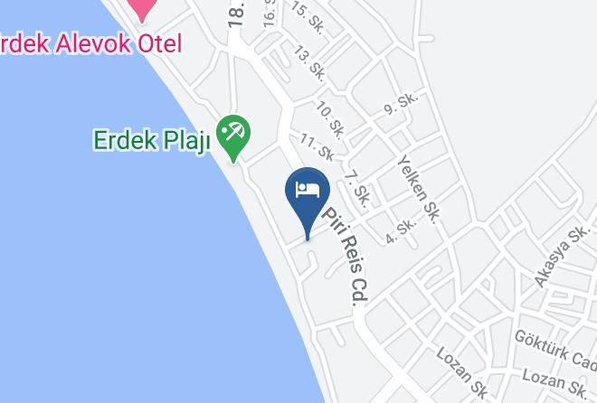 Erdek - Tuana Hotel Maps
