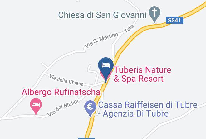 Bolzano - Tuberis Nature & Spa Resort Maps