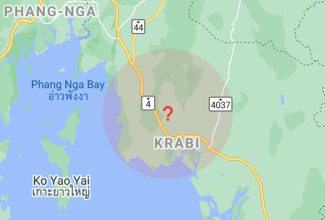 Tubkaek Resort Krabi Map