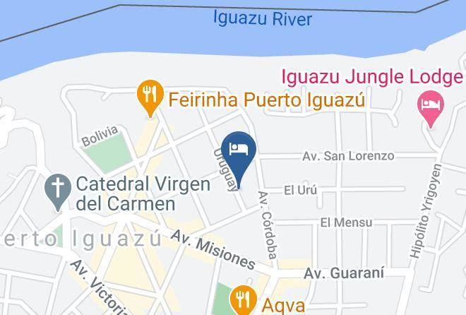 Puerto Esperanza - Tucan Hostel Maps