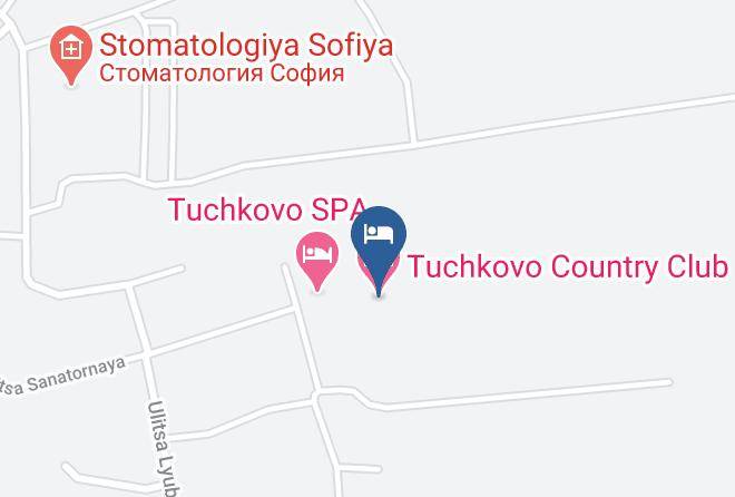 Tuchkovo Country Club Carta Geografica - Moscow - Ruzsky District
