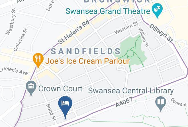 Swansea - Tudor Court Hotel Maps