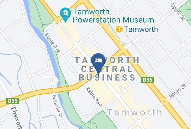 Tamworth Regional - The Tudor Hotel Tamworth Maps