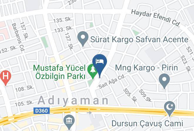 Adiyaman Mehmet Akif - Tugra Hotel Maps