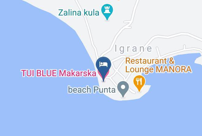 Podgora - Tui Blue Makarska Maps