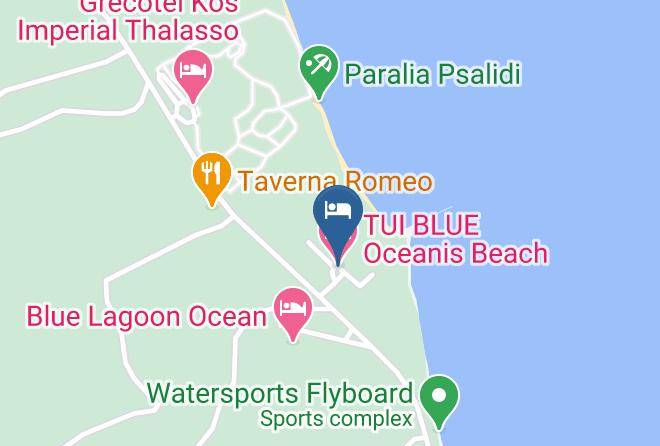 Tui Blue Oceanis Beach Map
