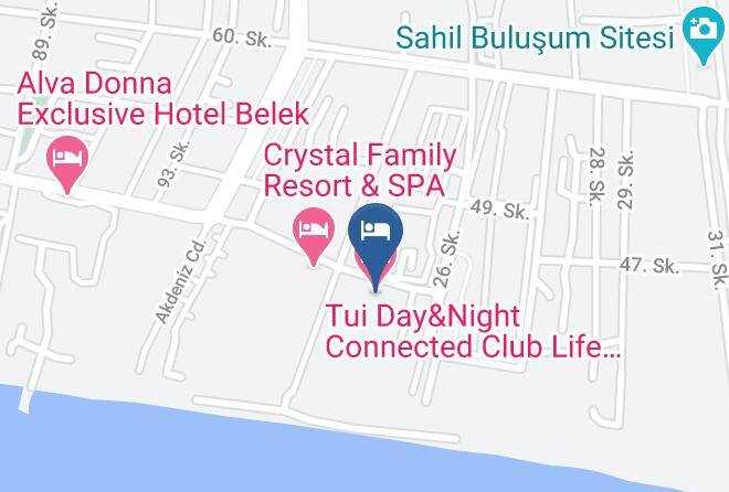 Tui Day&night Connected Club Life Belek Map