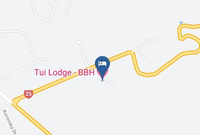 Thames Coromandel - Tui Lodge Bbh Maps