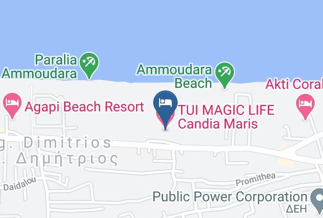 Tui Magic Life Candia Maris Map