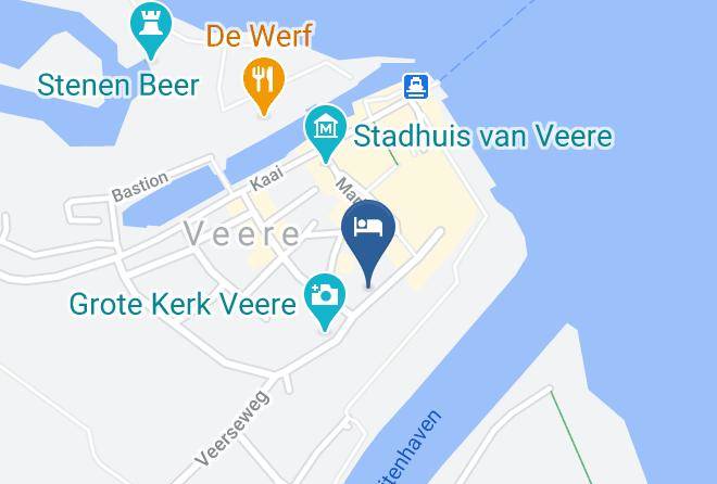 Veere - Tuinkamer In Historisch Pand Maps