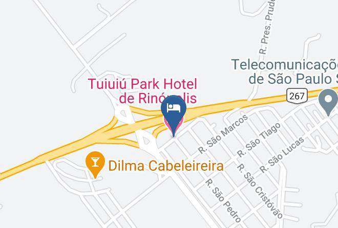 Rinopolis - Tuiuiu Park Hotel De Rinopolis Maps