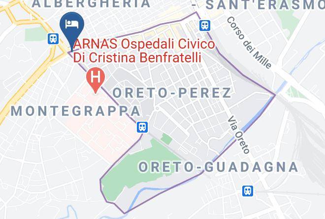 Palermo - Tukory Flat For Rent Maps
