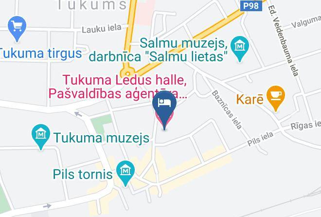 Tukums - Tukuma Ledus Halle Maps