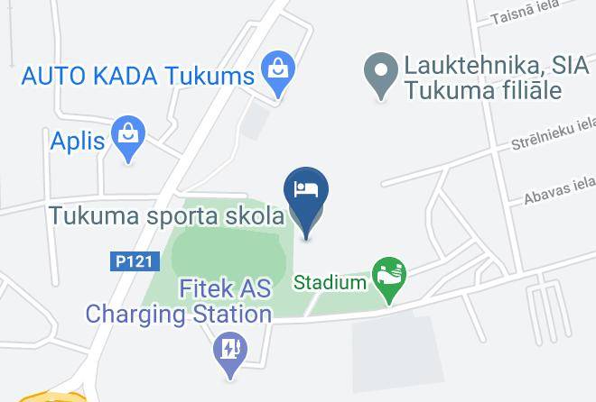 Tukums - Tukums Sports School Maps