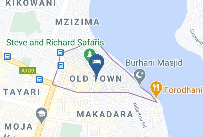 Mombasa - Tulia Old Town Maps
