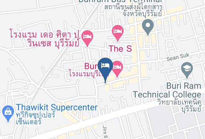 Amphoe Mueang Buri Ram - Tulip Boutique Hotel Buriram Maps