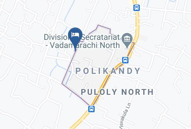 Jaffna - Tulip Guest Inn Maps