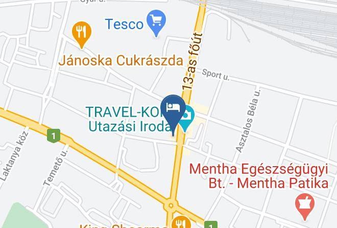 Komarom - Tulip Hotel Maps