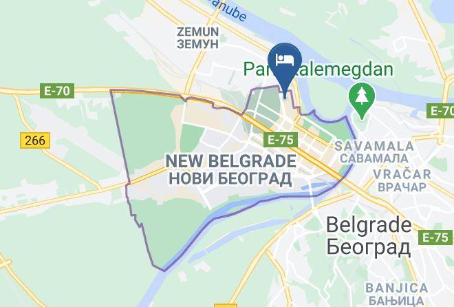 Belgrade City - Tulip Inn Putnik Belgrade Maps