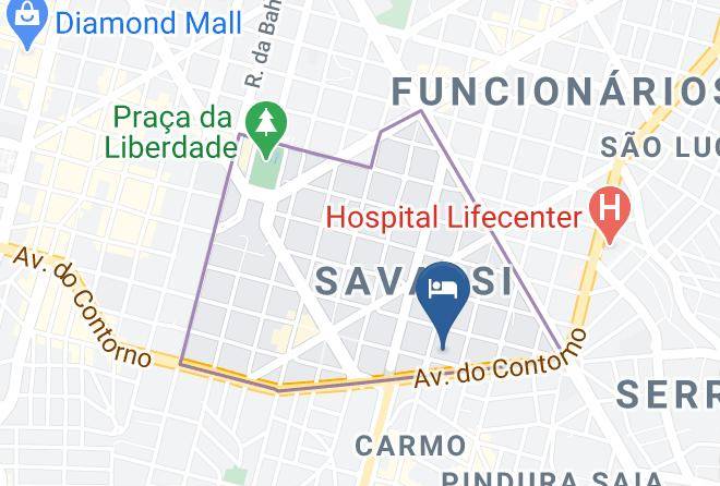 Tulip Inn Belo Horizonte Map