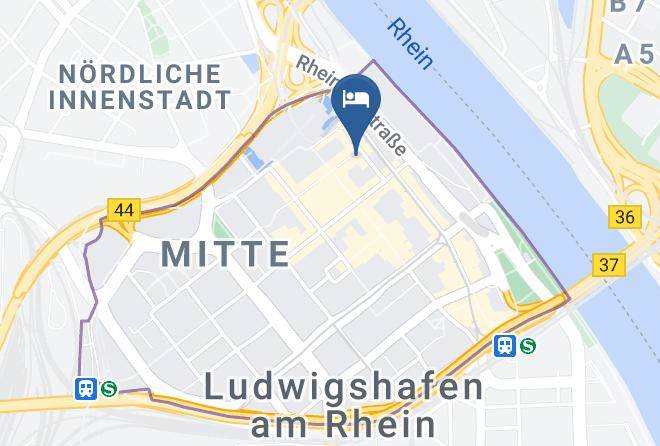 Ludwigshafen Am Rhein - Tulip Inn Ludwigshafen City Maps