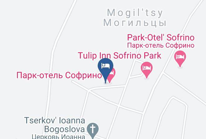 Pushkinsky District - Tulip Inn Sofrino Park Hotel Maps