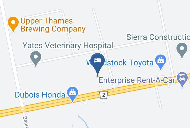 Oxford - Tulip Motel Maps