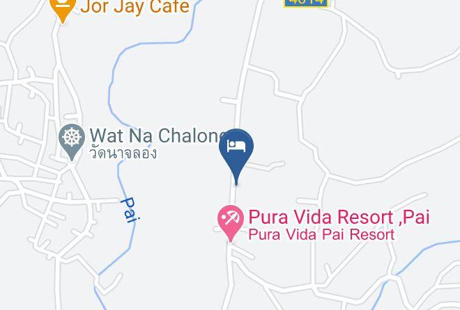 Amphoe Pai - Tulip Resort Maps