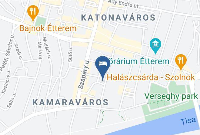 Szolnok - Tulipan Szallo Maps