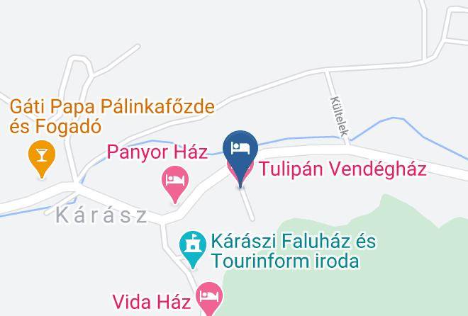 Karasz - Tulipan Vendeghaz Maps