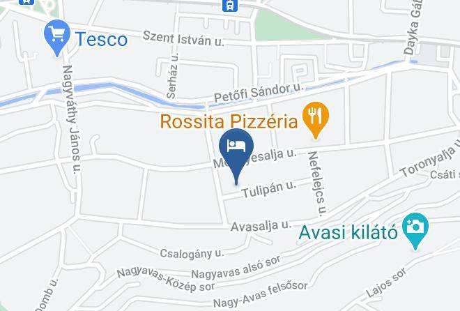 Miskolc - Tulipan Vendeghaz Maps