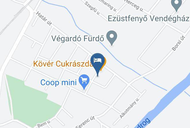 Sarospatak - Tulipan Vendeghaz Maps