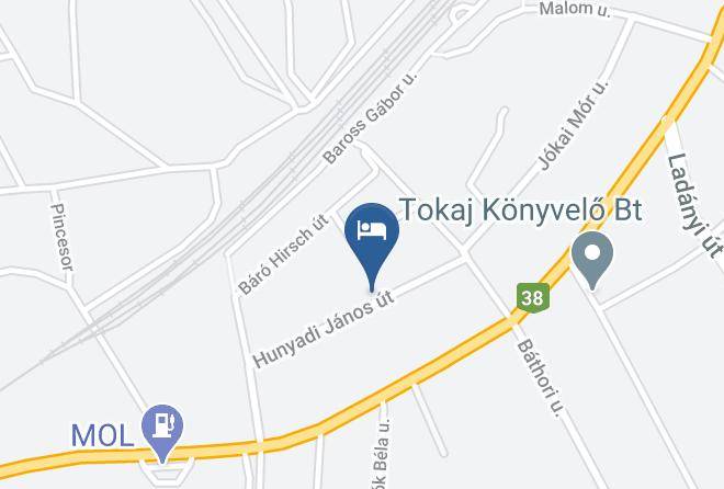 Tokaj - Tulipanfa Vendeghaz Maps