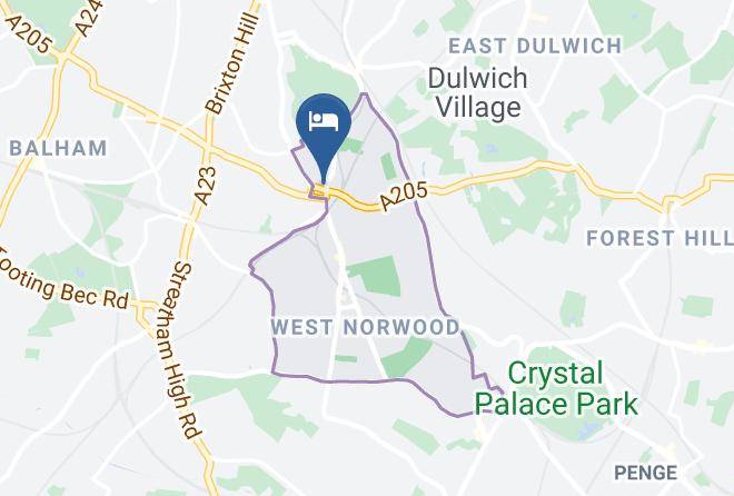 London - Tulse Hill Hotel Maps